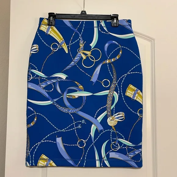 ✨ Brand New Ladies J.Mclaughlin Thalia Skirt in Sinclair Penscript✨