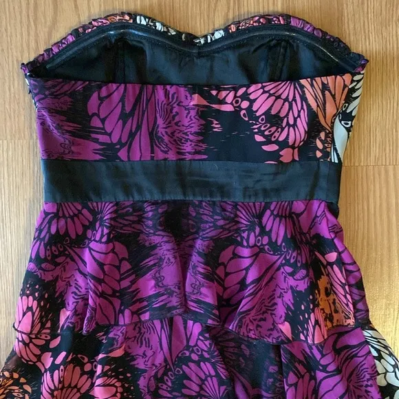 ❤️ Forever 21 Strapless Butterfly Dress Size Small NWOT