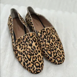 🌴 Halogen Real Leather Cow Hair Flats