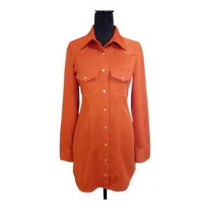 🔥 Host Pick 🔥 Urban Outfitters Orange Shirt Dress