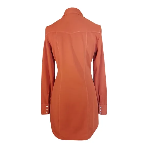 🔥 Host Pick 🔥 Urban Outfitters Orange Shirt Dress