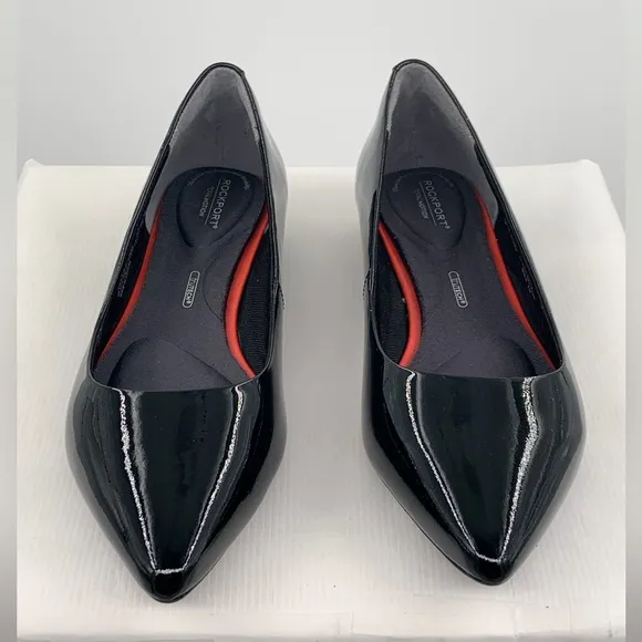 🌹 NWT NIB Rockport Women’s Total Motion Adelyn Patent Leather Ballet Flats Shoes