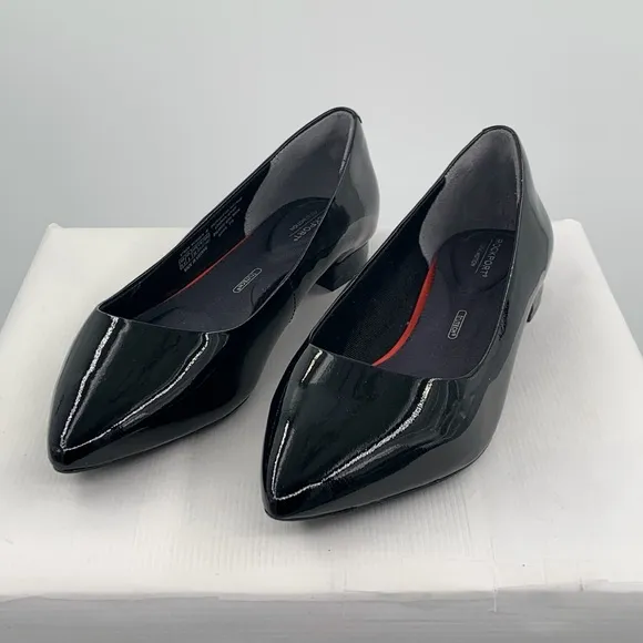 🌹 NWT NIB Rockport Women’s Total Motion Adelyn Patent Leather Ballet Flats Shoes