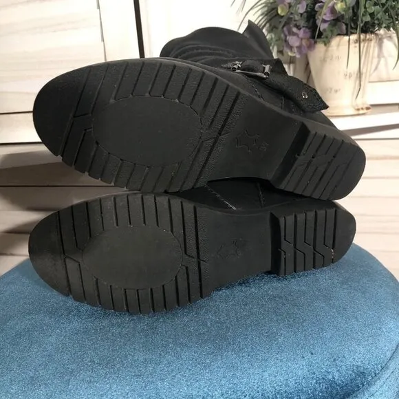 2068 TwentySixtyEight Ankle-high Boots Genuine Leather Velcro Closure Black W 37