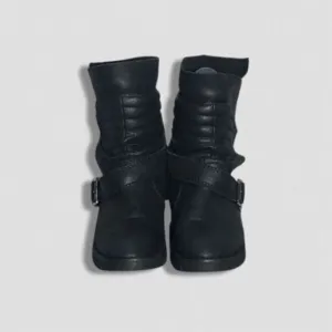 2068 TwentySixtyEight Ankle-high Boots Genuine Leather Velcro Closure Black W 37