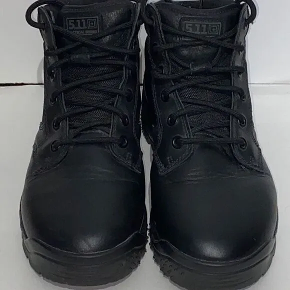 5.11 Tactical Series Atac Speed 6&quot; Men's High Top Lace-Up Black Sneakers Size 8