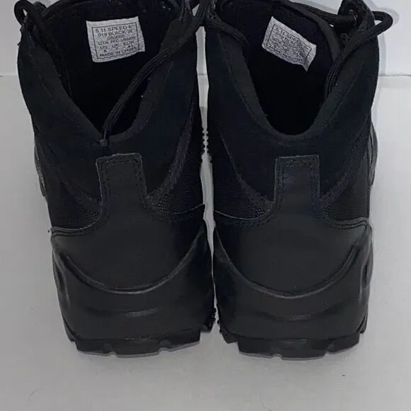 5.11 Tactical Series Atac Speed 6&quot; Men's High Top Lace-Up Black Sneakers Size 8