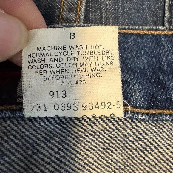 90s Levis Silver Tab‎ Loose Button Fly Jeans Men's 34x34 Blue Baggy Vintage USA