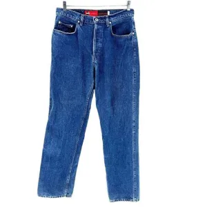 90s Levis Silver Tab‎ Loose Button Fly Jeans Men's 34x34 Blue Baggy Vintage USA