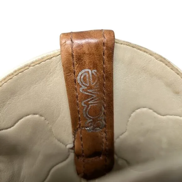 Acme Daisy Cowboy Boots Womens 6.5 M Vintage 70s Western Boots Brown Leather