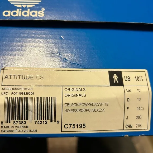 Adidas Black and Red High-Top Sneakers