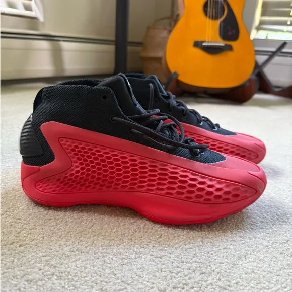 adidas Black and Red Men's Sneakers