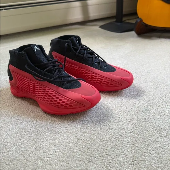 adidas Black and Red Men's Sneakers