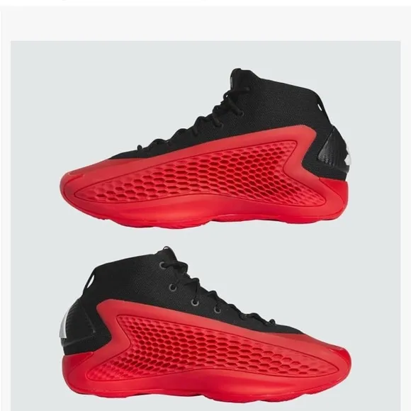 adidas Black and Red Men's Sneakers