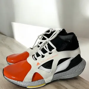 Adidas By Stella McCartney Ultra Boost 21 Orange/White Sneakers Size 8.5