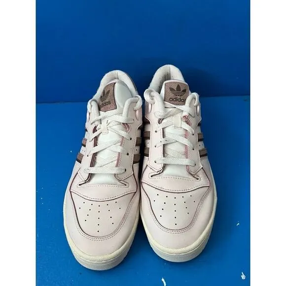Adidas Classic Forum Bold White Gray Sneakers  men 10 Clean Style