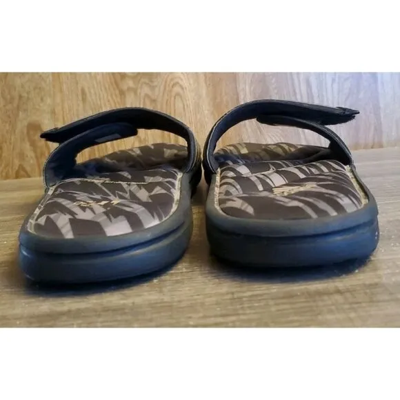 Adidas Fitfoam Zeitfrei Slides Sandals Mens Size 12 Black Gray