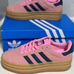 📦📫Adidas GAZELLE BOLD OG PINK H06122 Womens Sneakers