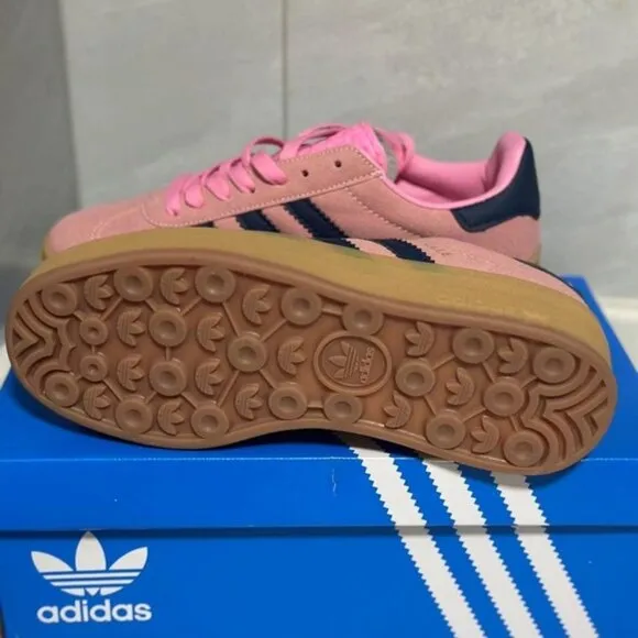 📦📫Adidas GAZELLE BOLD OG PINK H06122 Womens Sneakers