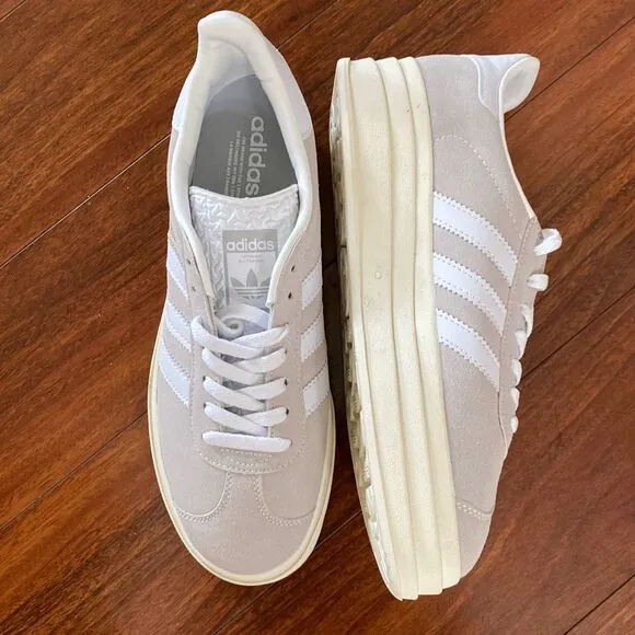 Adidas Gazelle Bold sneakers beige/cream size 8.5