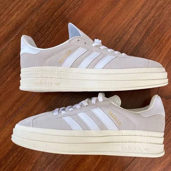 Adidas Gazelle Bold sneakers beige/cream size 8.5