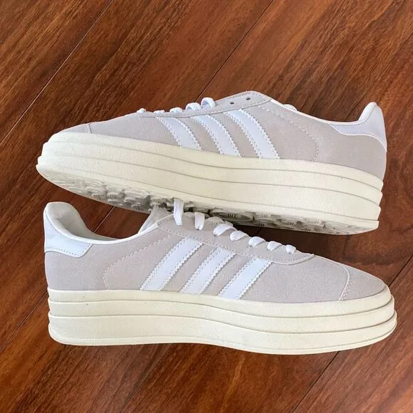 Adidas Gazelle Bold sneakers beige/cream size 8.5