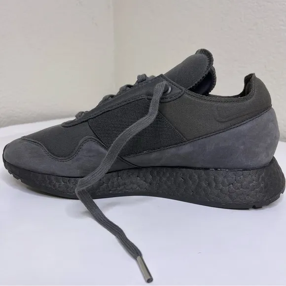 adidas New York Present X Daniel Arsham Dark Grey Urban Trail Sneakers Men's‎ 7