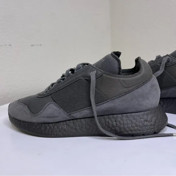 adidas New York Present X Daniel Arsham Dark Grey Urban Trail Sneakers Men's‎ 7