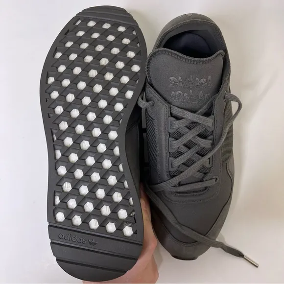 adidas New York Present X Daniel Arsham Dark Grey Urban Trail Sneakers Men's‎ 7