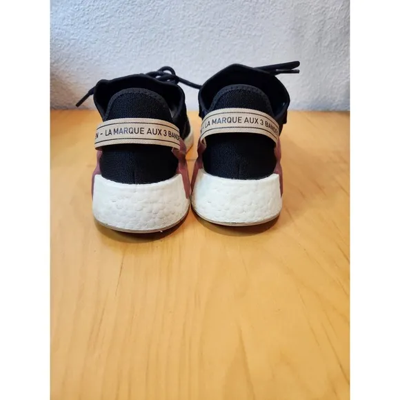Adidas NMD R1 V3 Running Shoes Lightweight Sneakers Black Casual 245 M6 W7.5