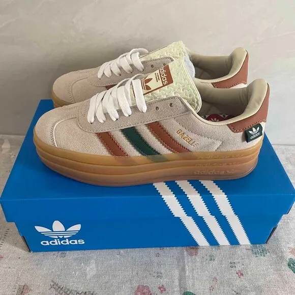 Adidas Originals Gazelle Bold Lace-Up Sneakers