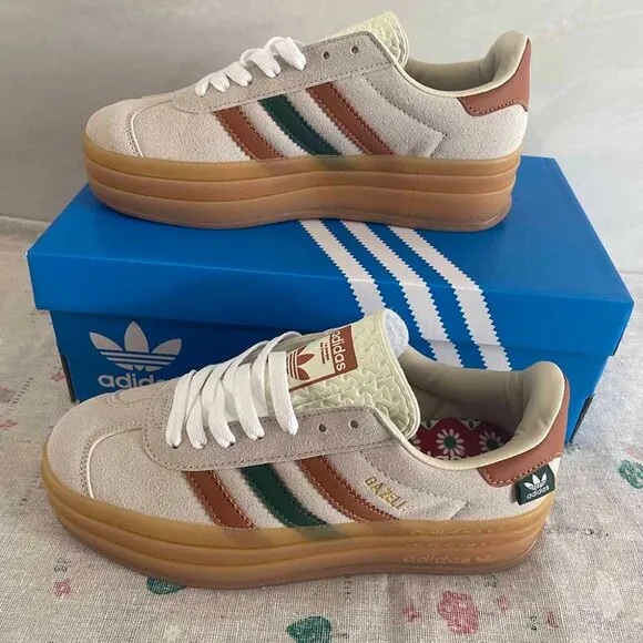 Adidas Originals Gazelle Bold Lace-Up Sneakers
