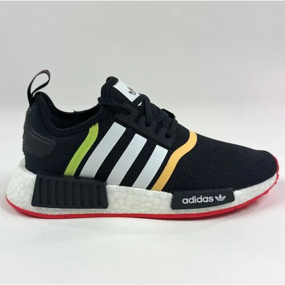 Adidas Originals NMD R1 Junior Kids Unisex GS Black White Low Shoes GZ2100