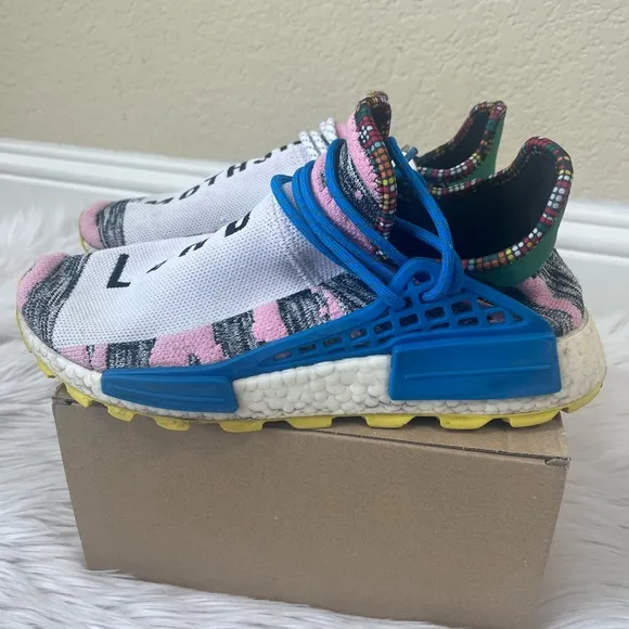 Adidas Pharrell Williams Solar Hu  NMD “Solar Pack MOTH3R” Sneakers size 9
