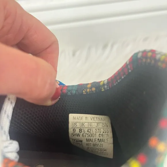 Adidas Pharrell Williams Solar Hu  NMD “Solar Pack MOTH3R” Sneakers size 9