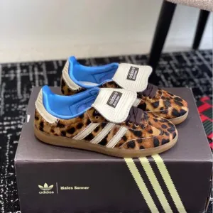 Adidas Women Leopard Print Sneakers