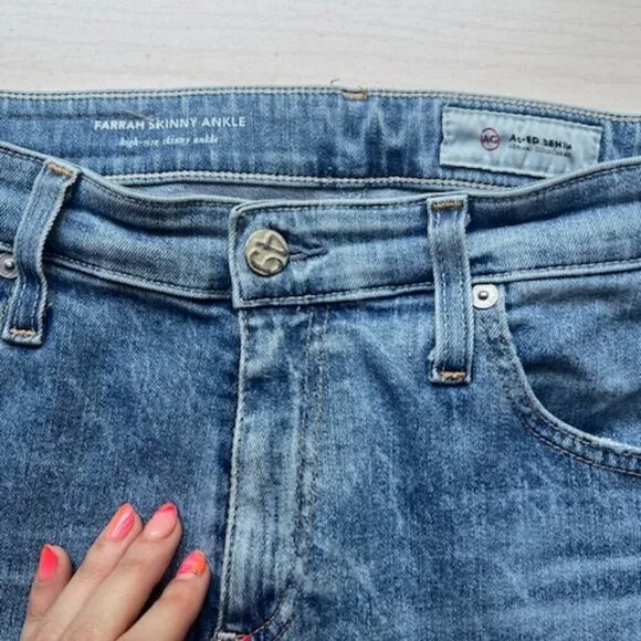 AG Adriano Goldschmied Farrah Skinny Ankle Jeans