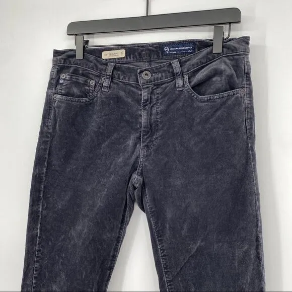 AG Adriano Goldschmied Women's Premiere Skinny Straight Distressed Faded Jean