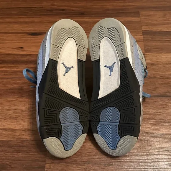 Air Jordan 4 Retro PS “University Blue” Sneakers, Size: 1Y