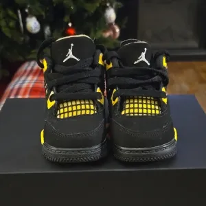 Air Jordan Black and Yellow Sneakers