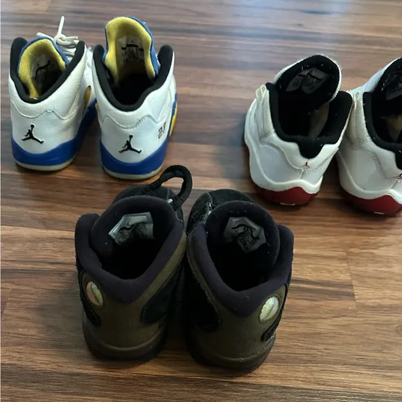 Air Jordan Sneakers Set, Size: 7C &amp; 8C