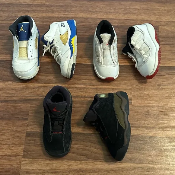 Air Jordan Sneakers Set, Size: 7C &amp; 8C