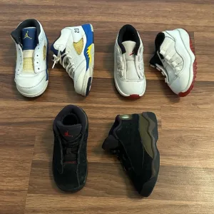 Air Jordan Sneakers Set, Size: 7C &amp; 8C