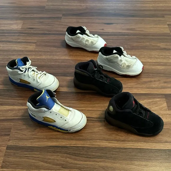 Air Jordan Sneakers Set, Size: 7C &amp; 8C