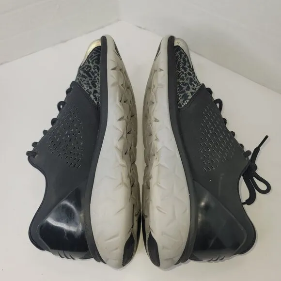 Air Jordan Trainer Flight Runner Black White Wolf Grey Print‎ Men's Sneakers