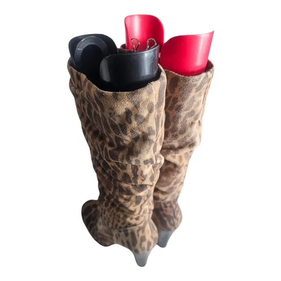 Aldo Leopard Print Knee High Boots US 9/EU 40
