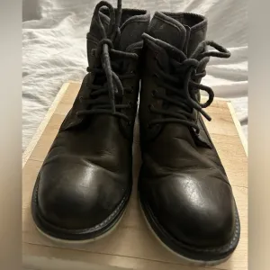 ALDO Men's Gray Leather Fleece Lined Boots High Tops Lace Up Size 11