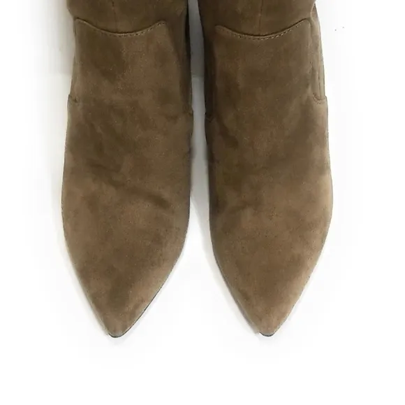ALDO Taupe Brown Over the Knee Stiletto Boots 6.5