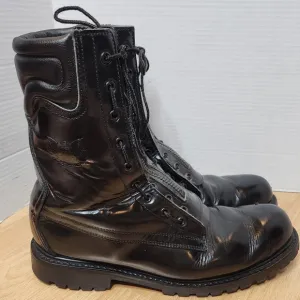 All American Boot MFG Steel Toe Firefighter Boots Black Estimated Mens Size 11