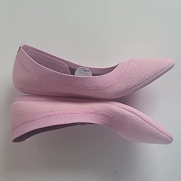 Allbirds Wool Breezers Ballet Flats Pink Size 10